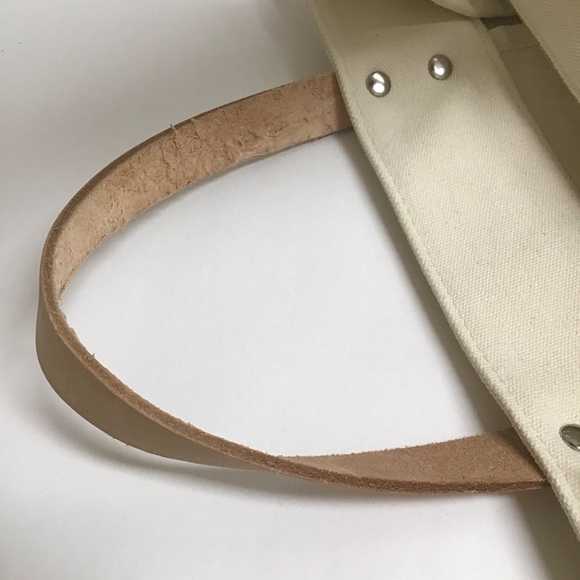 Brighton Lovebirds Floral Jute Canvas w/Leather Handles Tote Bag NEW - Picture 6 of 16